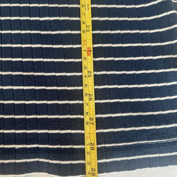 Levi‎ Strauss Pullover Short Sleeve Blue Stripe Shirt XL - Picture 8 of 9